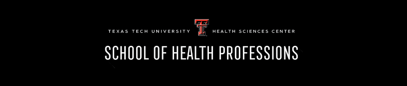 TTUHSC School of Health Professions Footer