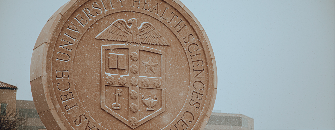 TTUHSC seal with snow
